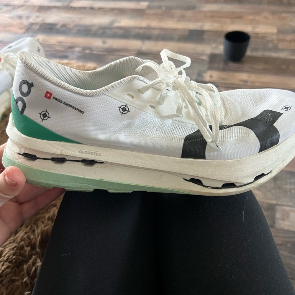 On cloud running shoes